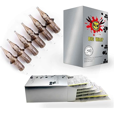 BIGWASP 3rd Gen Disposable Assorted Cartridge Tattoo Needles Mixed Round Liners