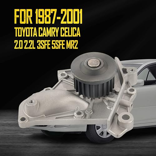 Miniatura 7 de KAX Kit de correa dentada Kit de bomba de agua de repuesto para CAMRY 2.0L 1987-1991, CAMRY 2.2L 1992-2001, CELICA 2.2L 1990-1999, RAV4 2.0L