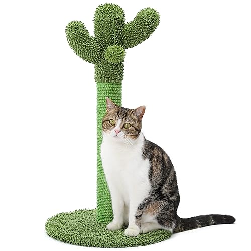Made4Pets Cat Scratching Post, 21.7" Cactus Cat Scratcher Kitten Scratching