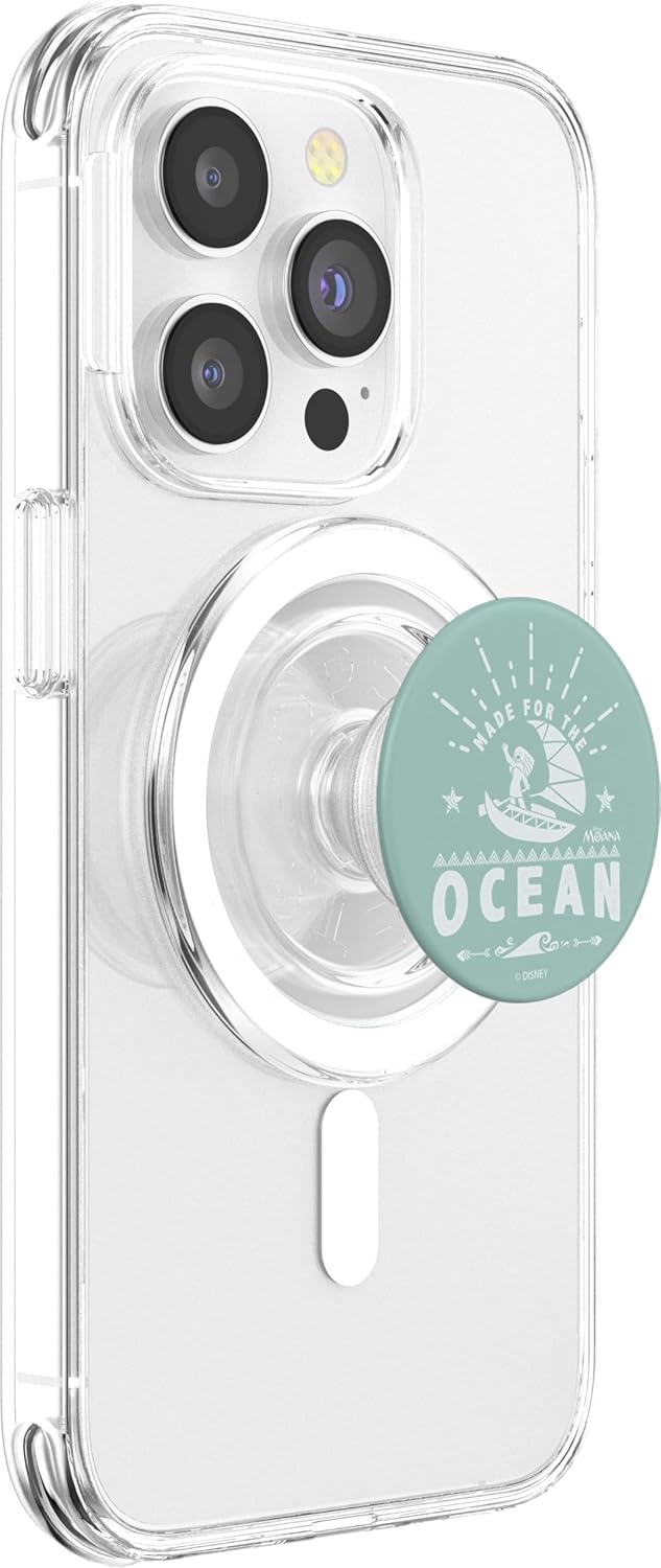 Disney Moana Starlight Canoe Made For The Ocean PopSockets MagSafe PopGrip for iPhone