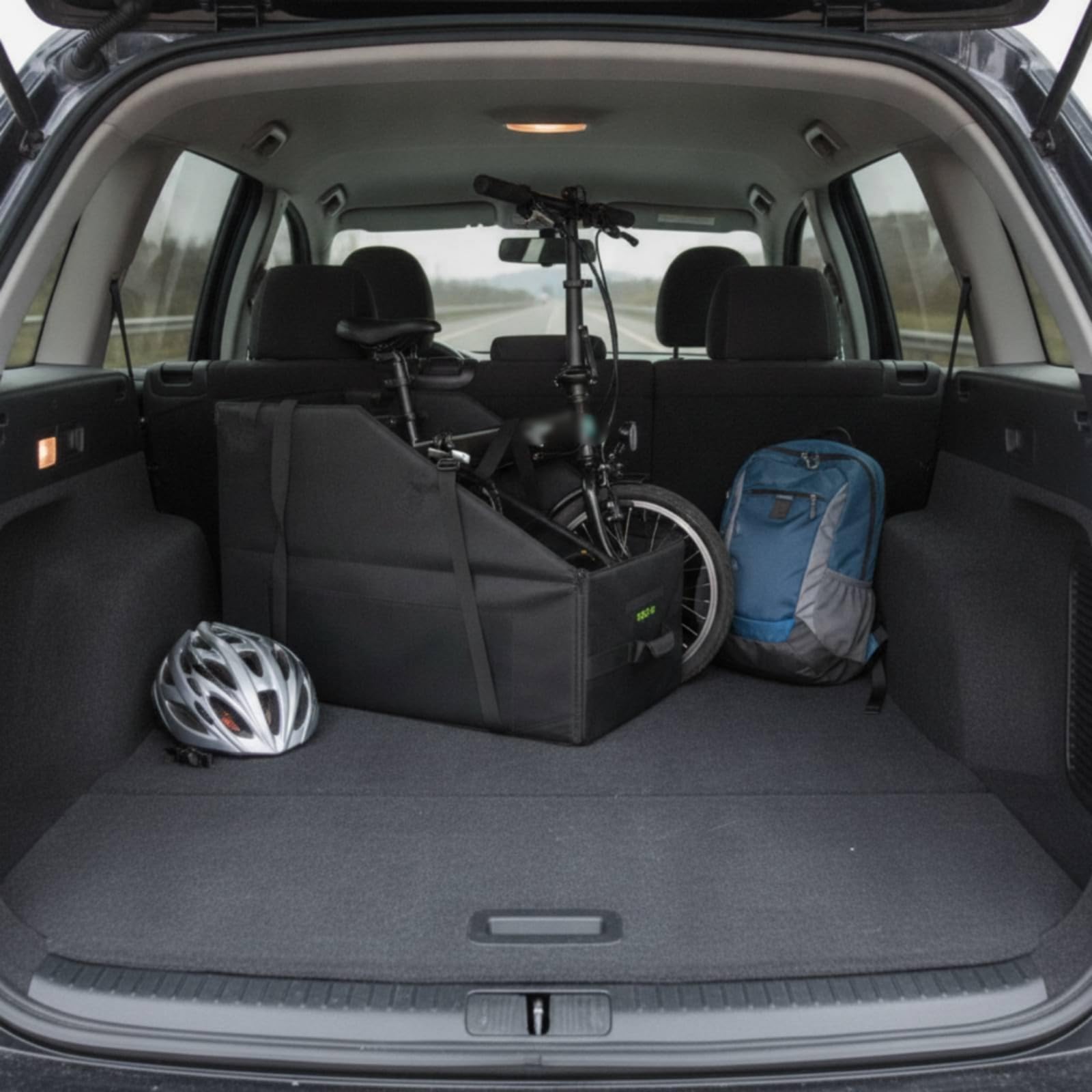 Faltfahrrad Tasche Faltrad Hülle Aufbewahrungstasche Transporttasche Abdeckung aus Robustem Oxfordgewebe mit , Faltfahrrad-Transporttasche Mit Staubschutz 14-16 Zoll
