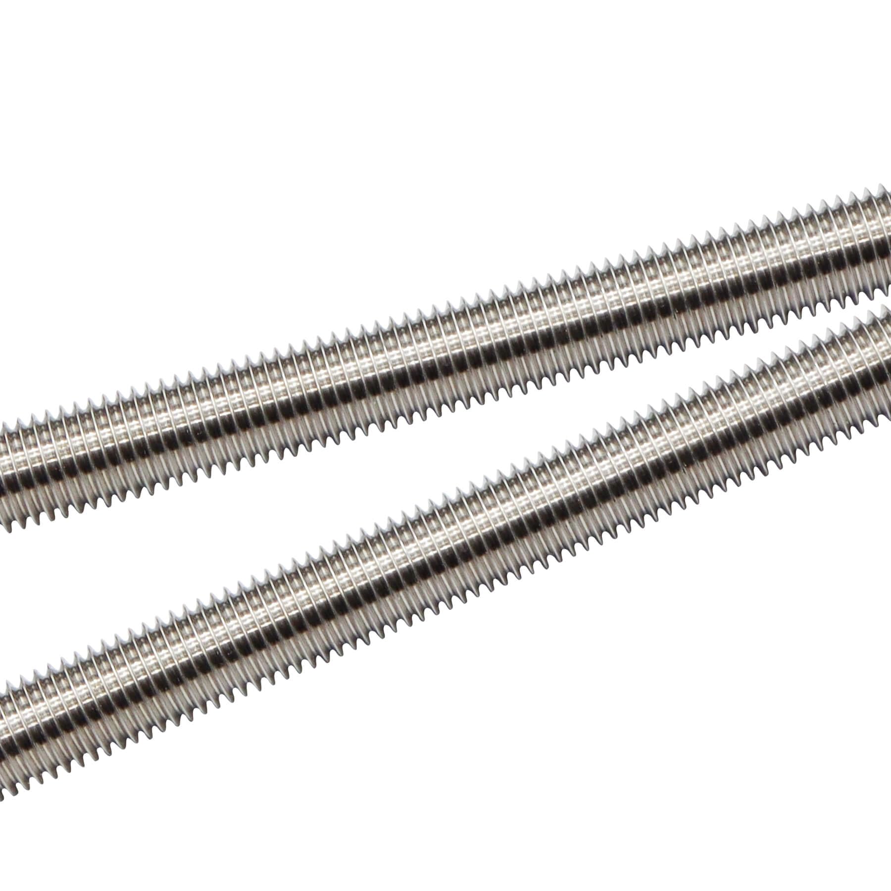 Stainless Steel Threaded Rods - 4 Packs, 12" Long -4