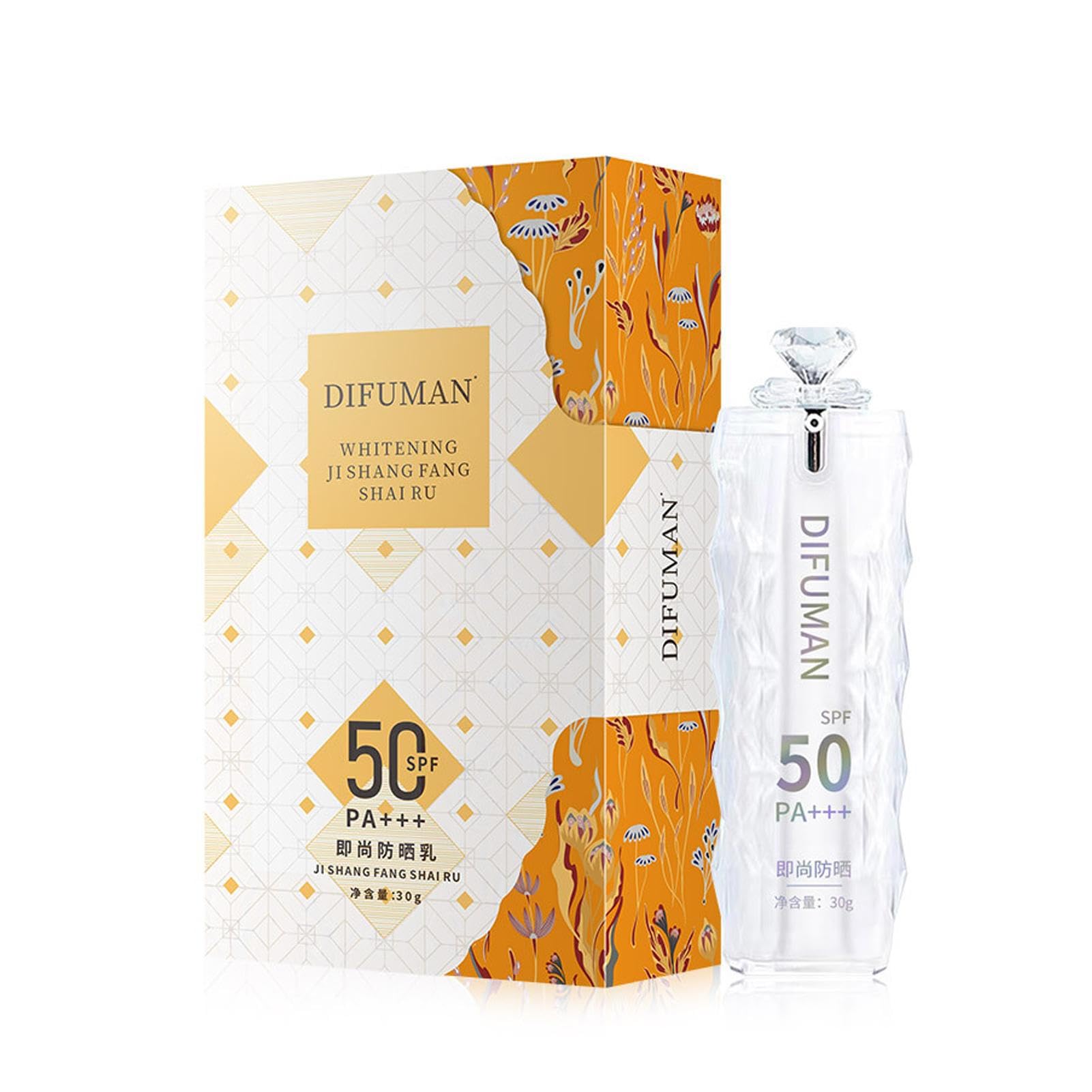 Native Sunscreen, Anti-UV Water Resistant Sunscreen Travel Size, SPF50 PA+ Summer Sunscreen Refreshing Feel UVA/UVB Sun Protection Visiblurry