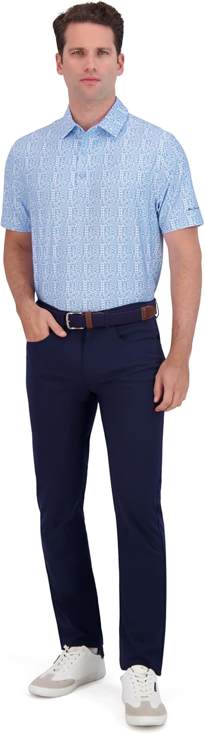 Ben Sherman Men's Performance Luxury Golf Polo Shirt