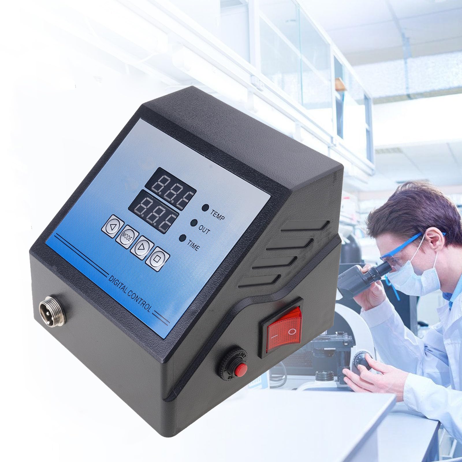 Caja de 110 V / 220 V impresora de transferencia de calor controlador de temperatura de la taza de la placa de la prensa de la máquina