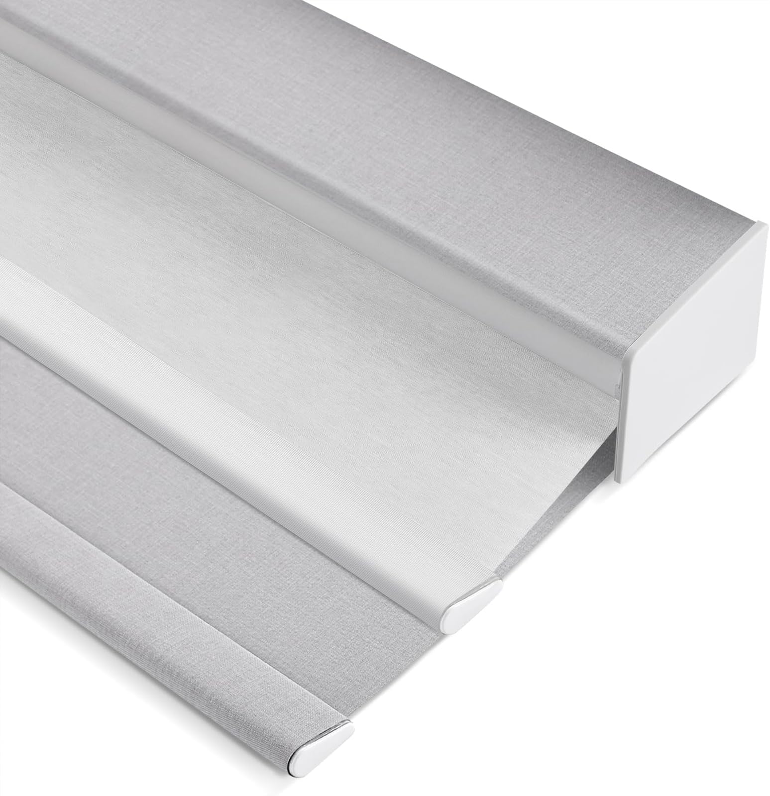 Zshine Day and Night Dual Layers Manual Safe Cordless Roller Blinds Shades Suitable for Home, Office, Hotel, Club, Restaurant, Cinema Windows (82133C)