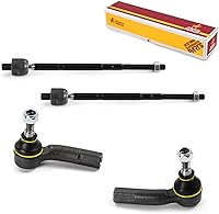 Vista 104 de Metrix Premium Chassis Parts - Kit de 4 piezas de extremos de barra de acoplamiento frontal exterior e interior compatible con Nissan Pathfinder