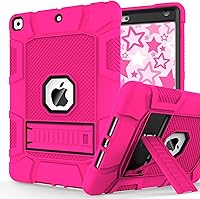 Vista 30 de Rantice Funda para iPad de 9ª generación, funda para iPad de 8ª generación, funda para iPad de 7ª generación, funda híbrida a prueba de golpes