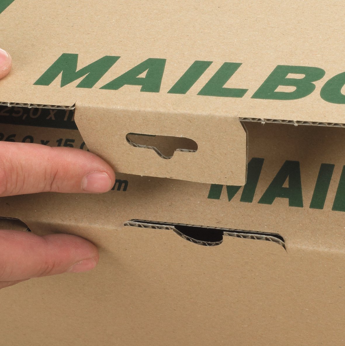 Mailbox Post-Versandkarton PC MB07.07, DIN C3, 460 x 333 x 174 mm, 20-er Pack, braun