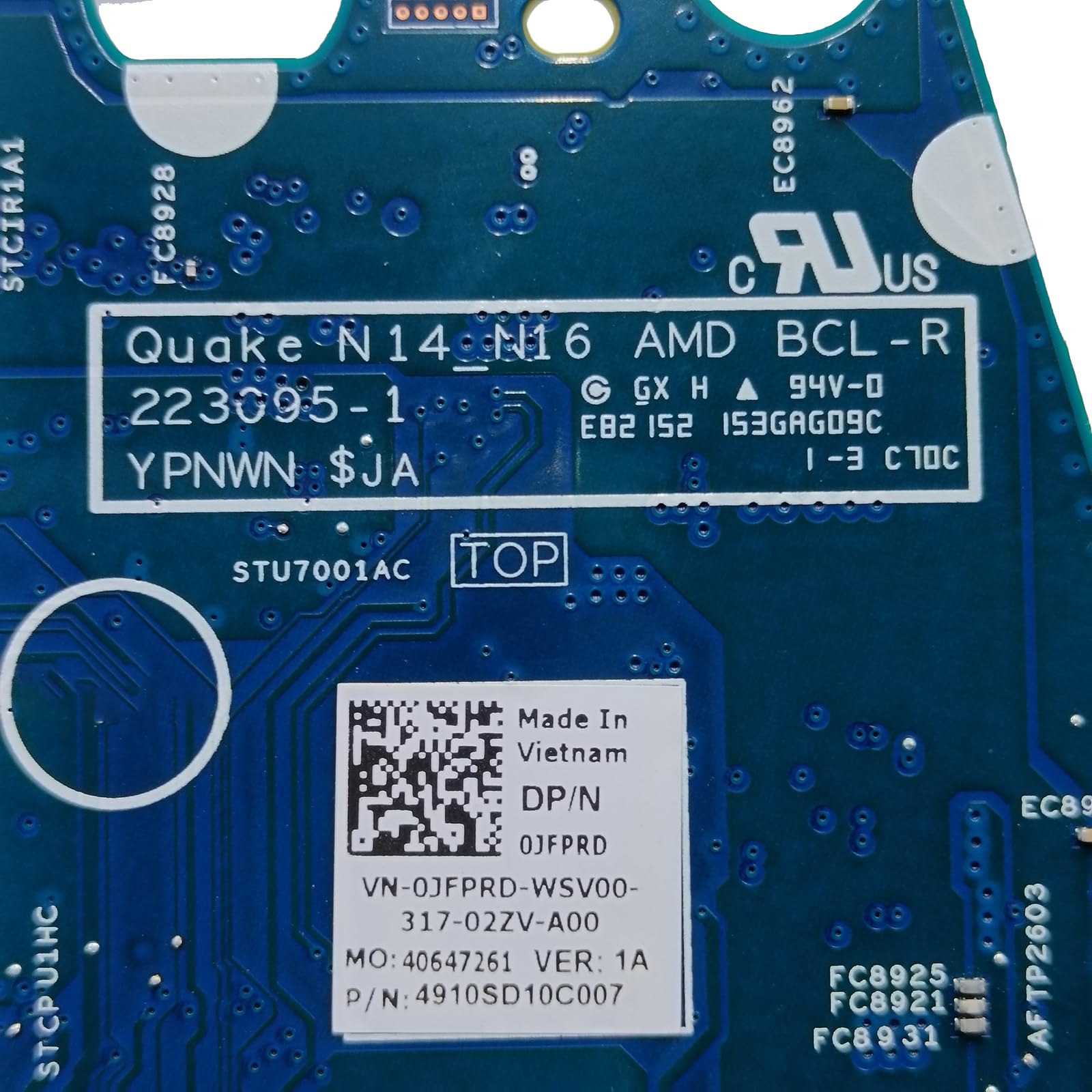 Amazon | 交換用 Dell Inspiron 14 5435 マザーボード Quake N14_N16