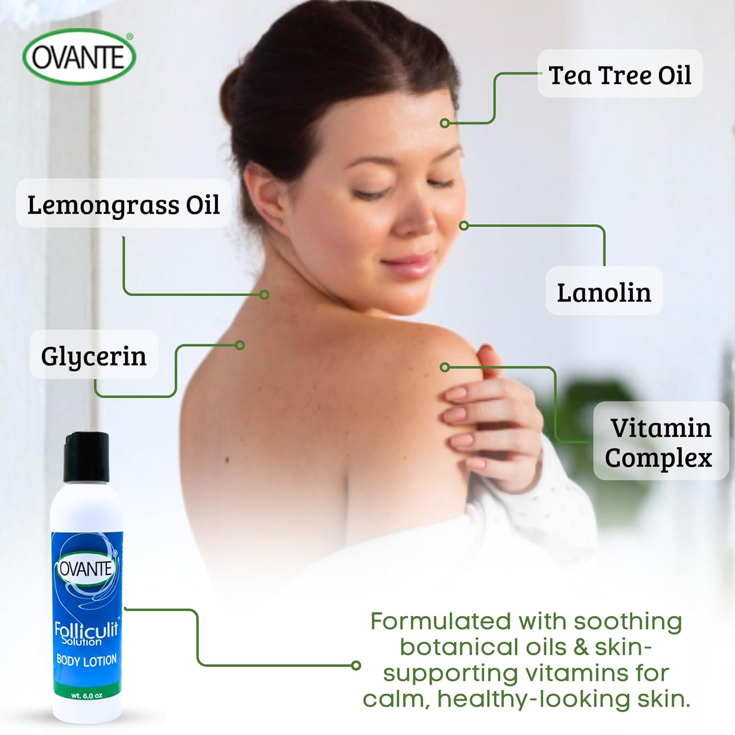 Folliculite Treatment Lotion for Men and Women with Folliculitis on Face & Body, Rash Ointment and Dry Itchy Skin Relief 170 g