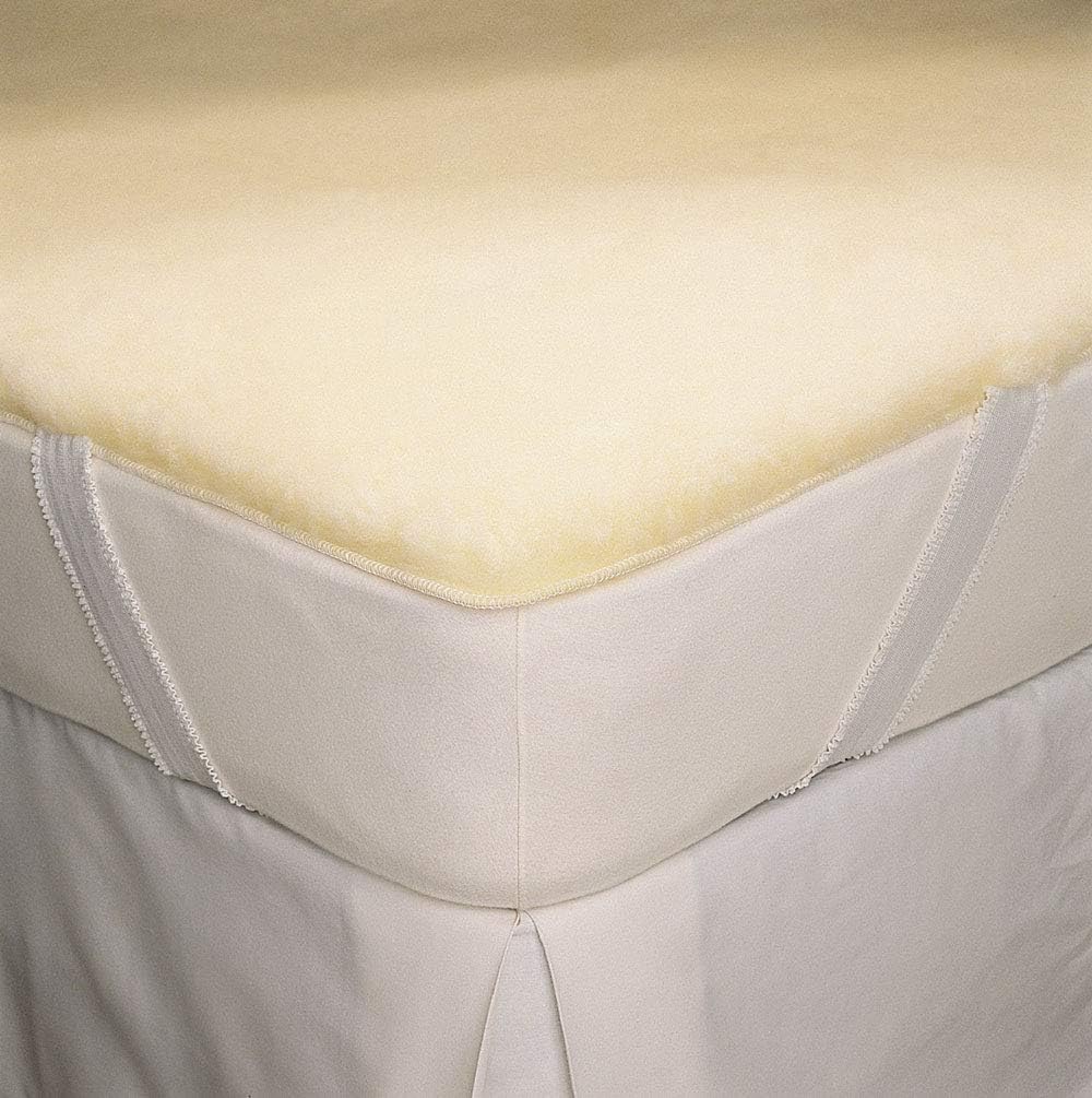 SnugFleece SnugSoft Elite Wool Mattress Topper Pad Cover Cal King Size 72 X 84