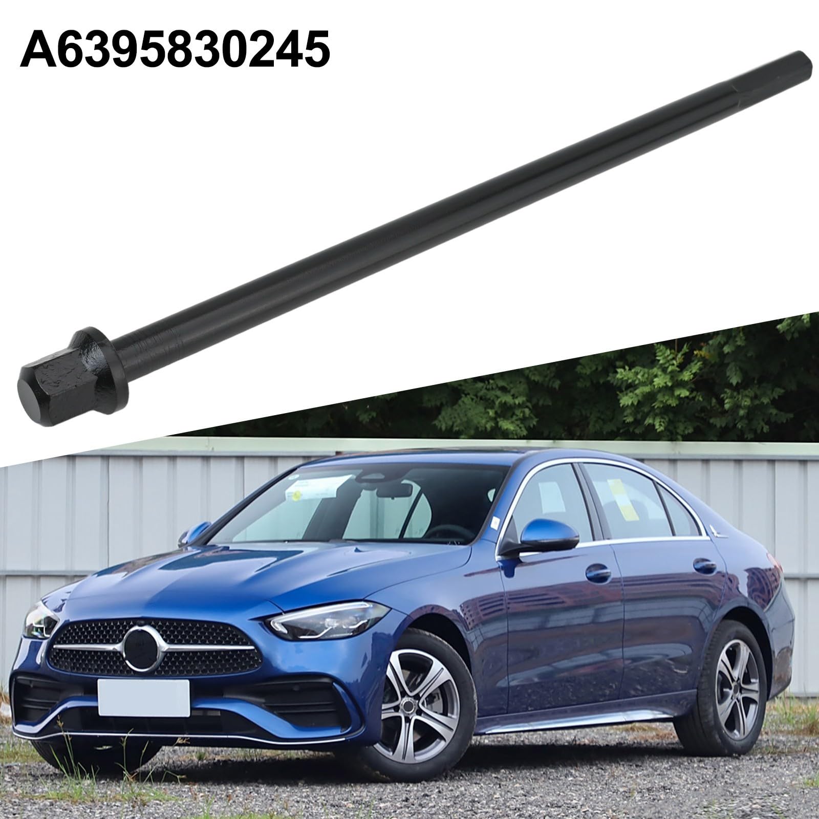 A6395830245 Outil de barre de déverrouillage de roue de secours pour Mercedes Vito, Viano, Classe V, W639 pour W447 2005-2022, outil adaptateur de barre de déverrouillage en métal Pièces de rechange