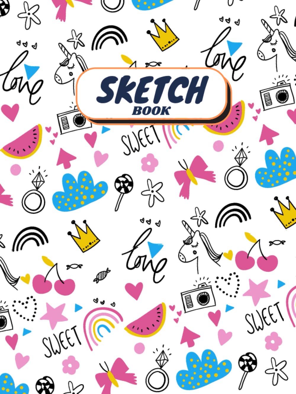 Independently published Sketch Pad: Doodle Book for Girls - Fun Cover - For Drawing, Sketching and Doodling