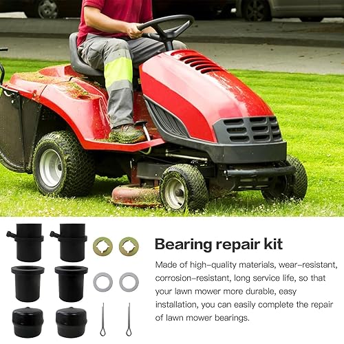 Miniatura 4 de Nuevo 941-0990B 741-0990B 941-0990A 741-0990 Kit de reconstrucción de cojinetes de rueda delantera para Cub Cadet Craftsman MTD Troy-Bilt Ryobi para