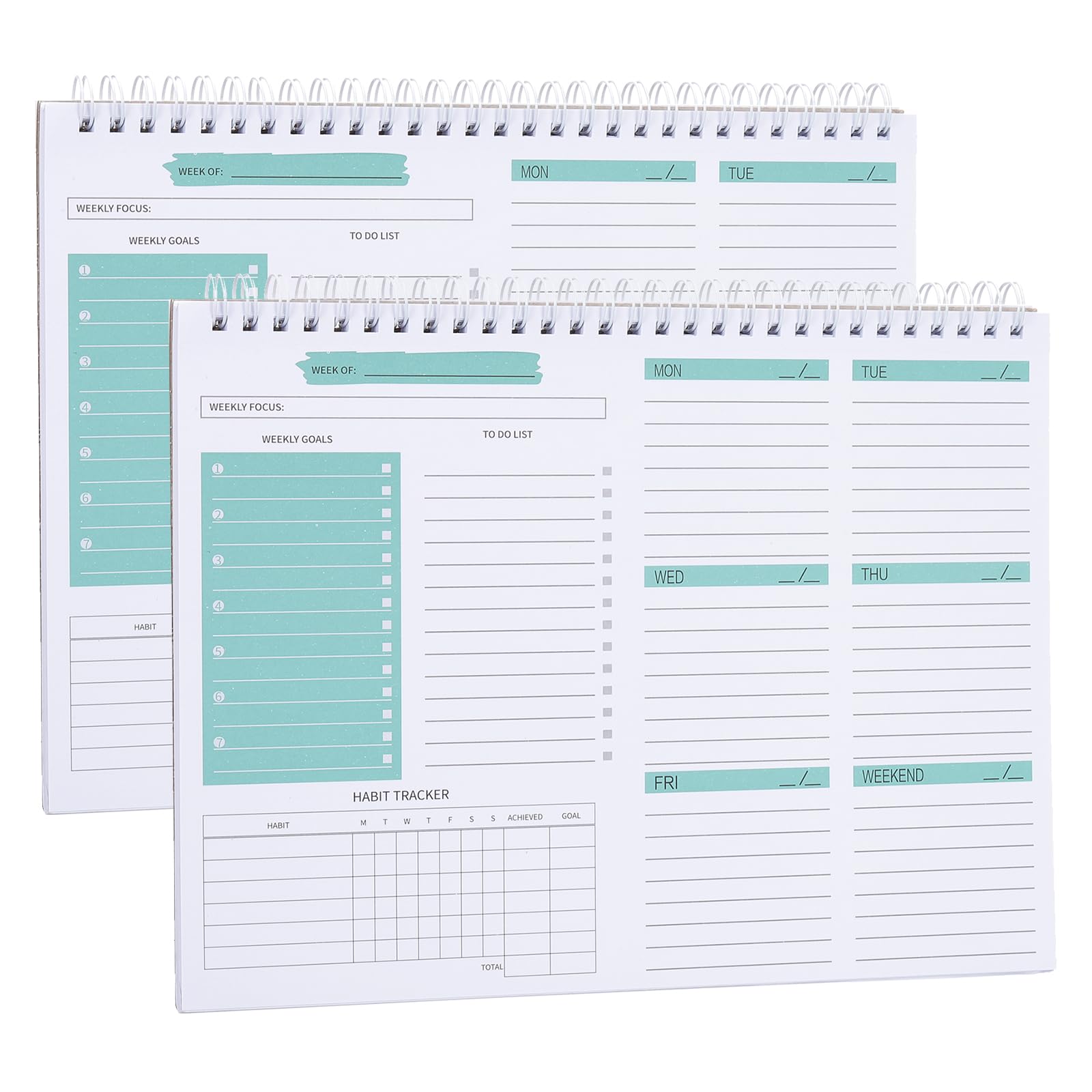 PATIKIL Undated Weekly Planner