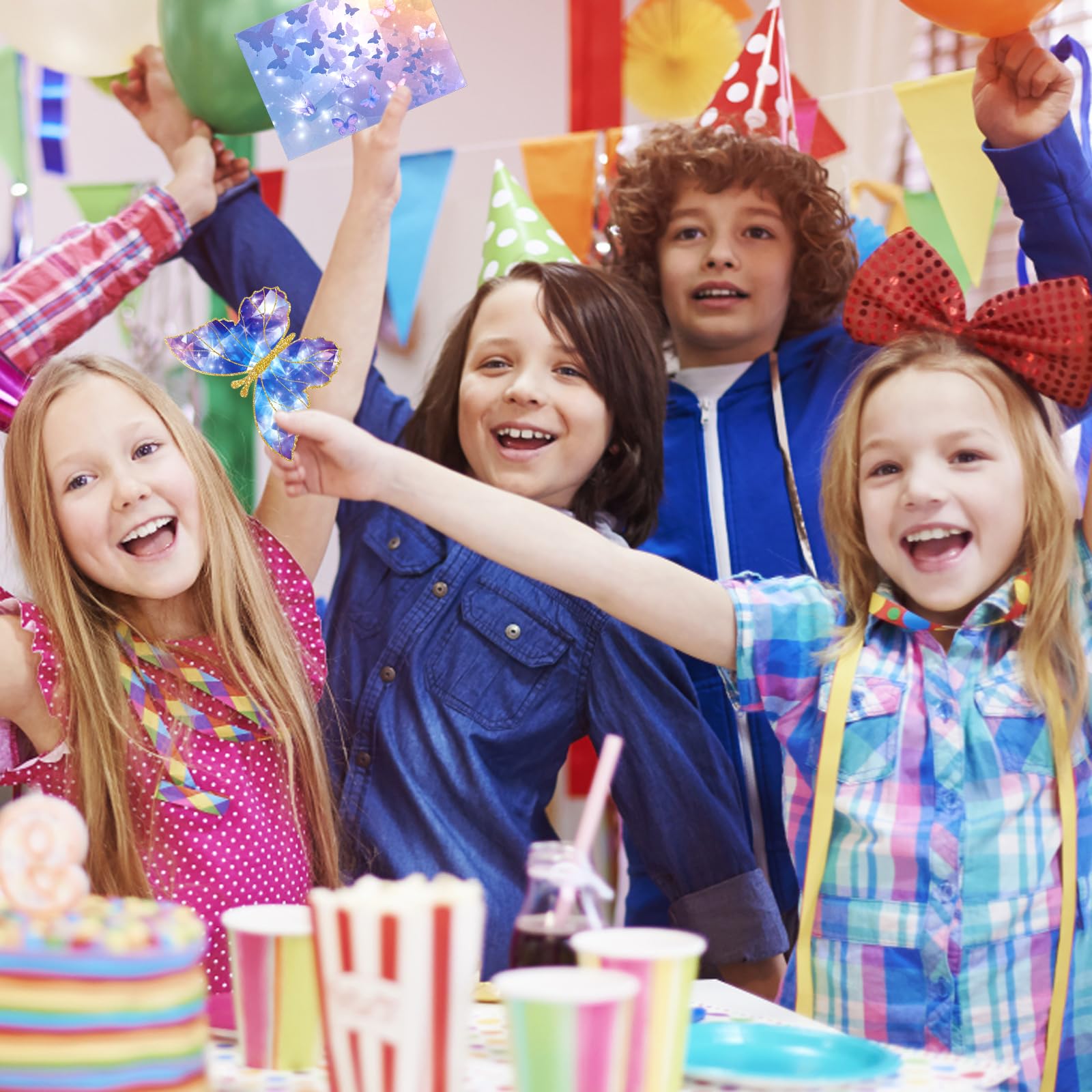12 Set (36 pezzi) di biglietti d'invito per il compleanno dei bambini