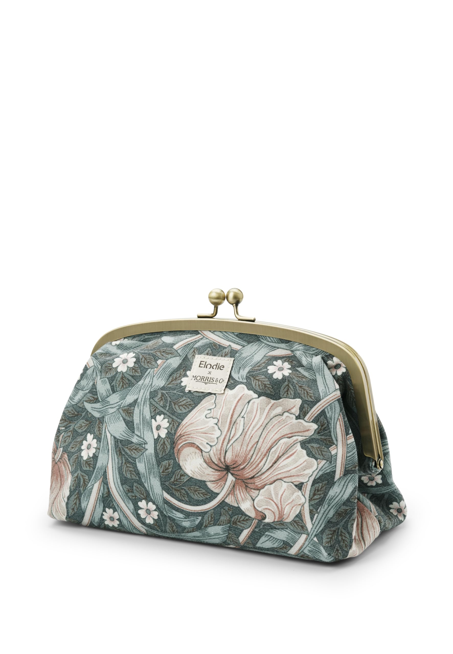 Elodie Details Beauty Case Zip&Go Borsa da Viaggio in Tela di Cotone Ampia Apertura