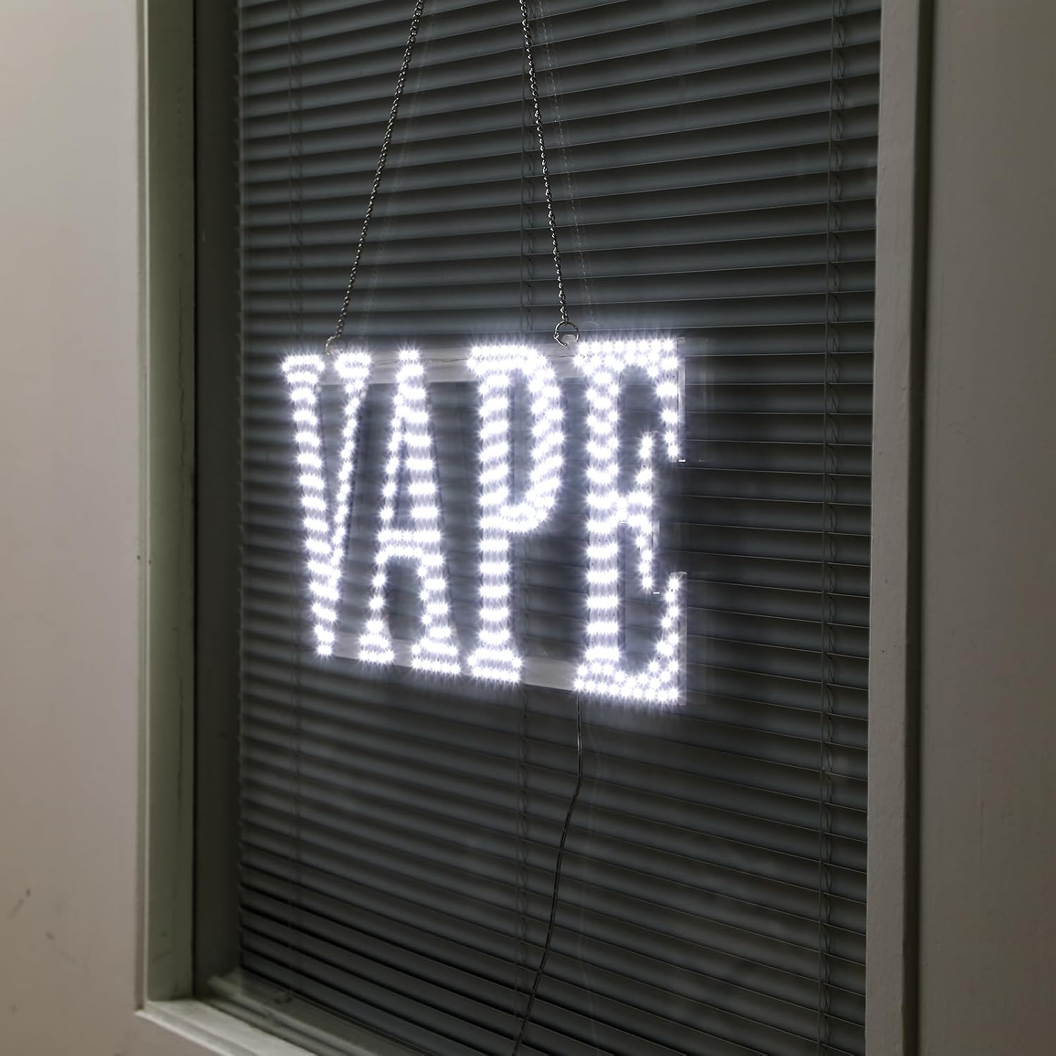 Zonon 30" x 10" Large LED Sign for Shops Advertising Sign with Hanging Installation for Stores Retail Shops Window