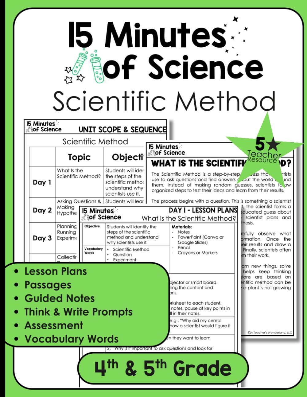 Scientific Method Interactive Workbook for Kids: Science Notes, Reading Comprehension, Critical Thinking, Science Activities, Variables and Controls, ... Experiments, Homeschool Science Curriculum