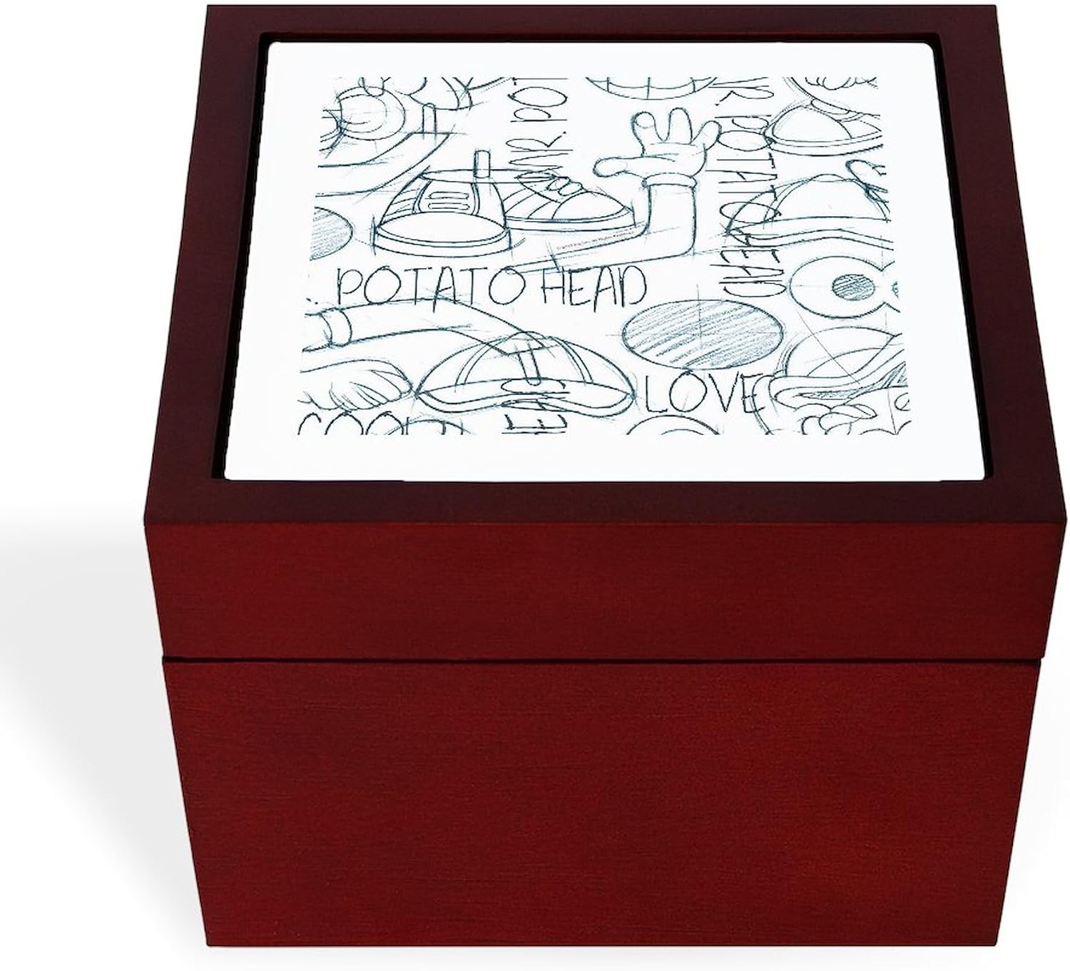 CafePress Mr. Potato Head Parts Memory Keepsake Jewelry Box, 5"x5"x3.75"