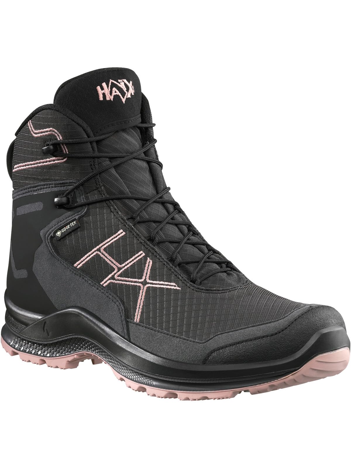 HAIX Black Eagle Adventure 3.0 GTX Ws mid/urban-rose sicherer Halt durch einen mittelhohen Schaft.