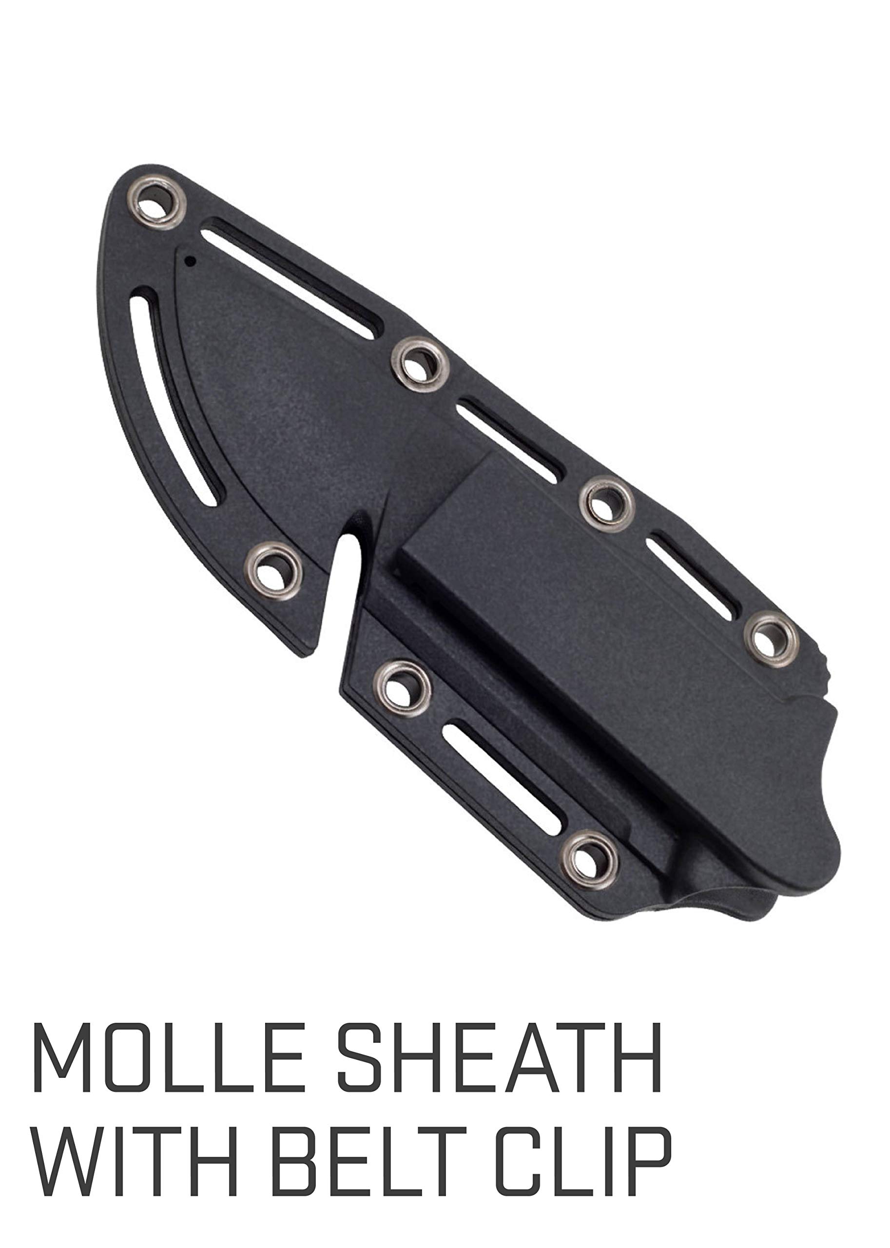 SOG Survival Knife with Sheath Field Knife Fixed Blade Knives 4 Inch