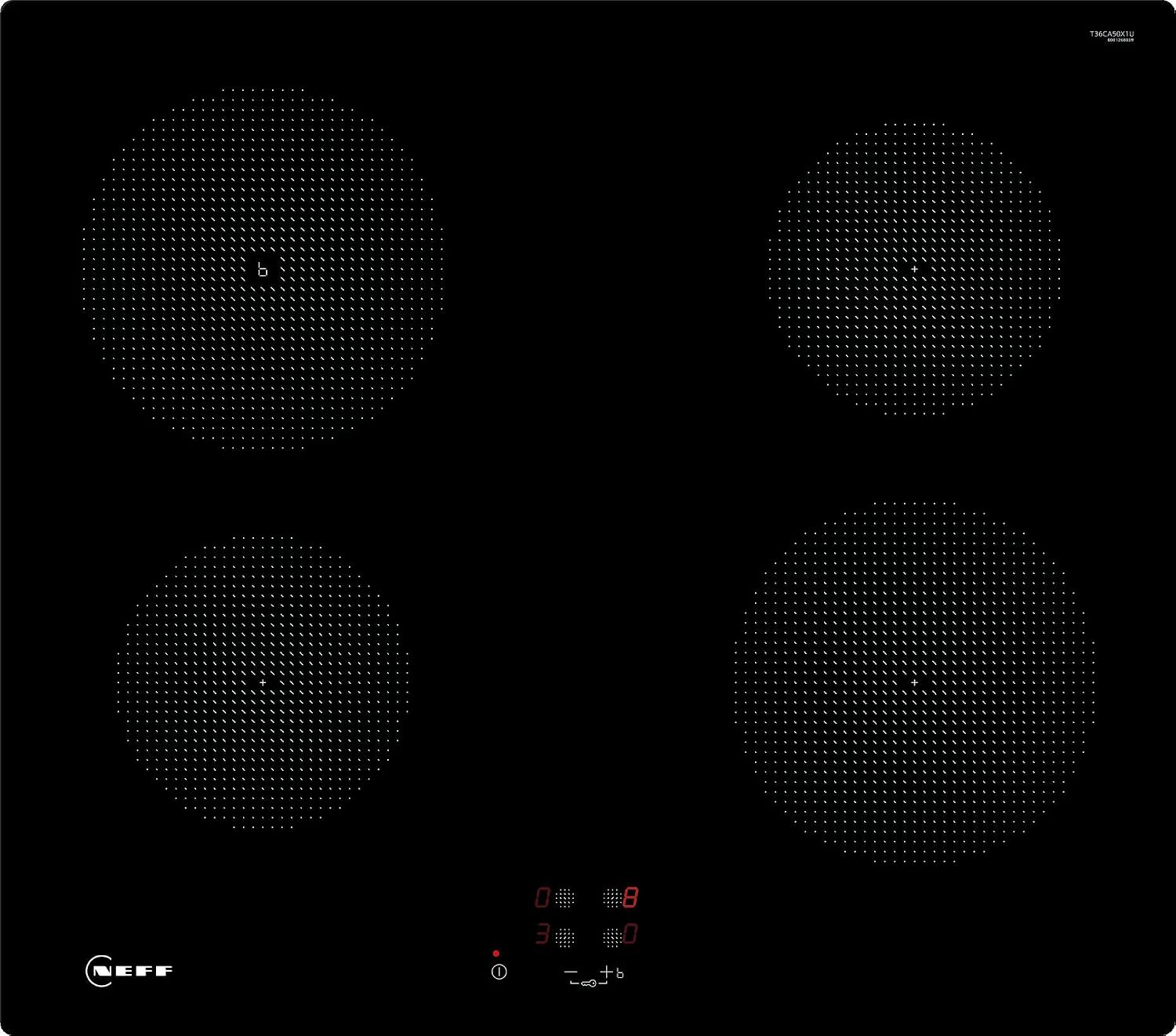 NEFF N30 T36CA50X1U, encastrable de 60 cm y cuatro zonas