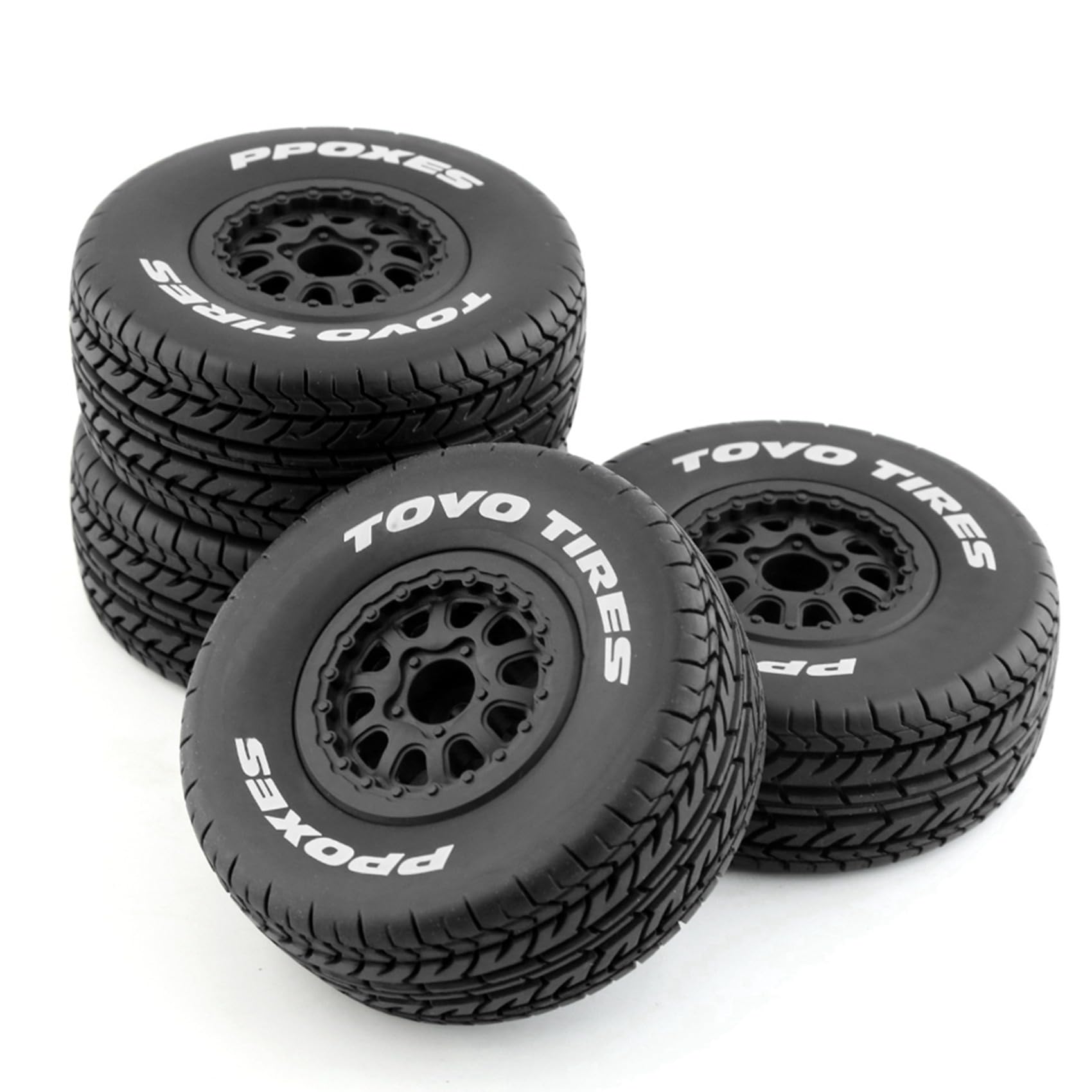 8 sztuk 112 mm 1/10 krótkie opony do samochodów ciężarowych z łbem sześciokątnym 12 mm do SENTON VKAR 10SC RC Car