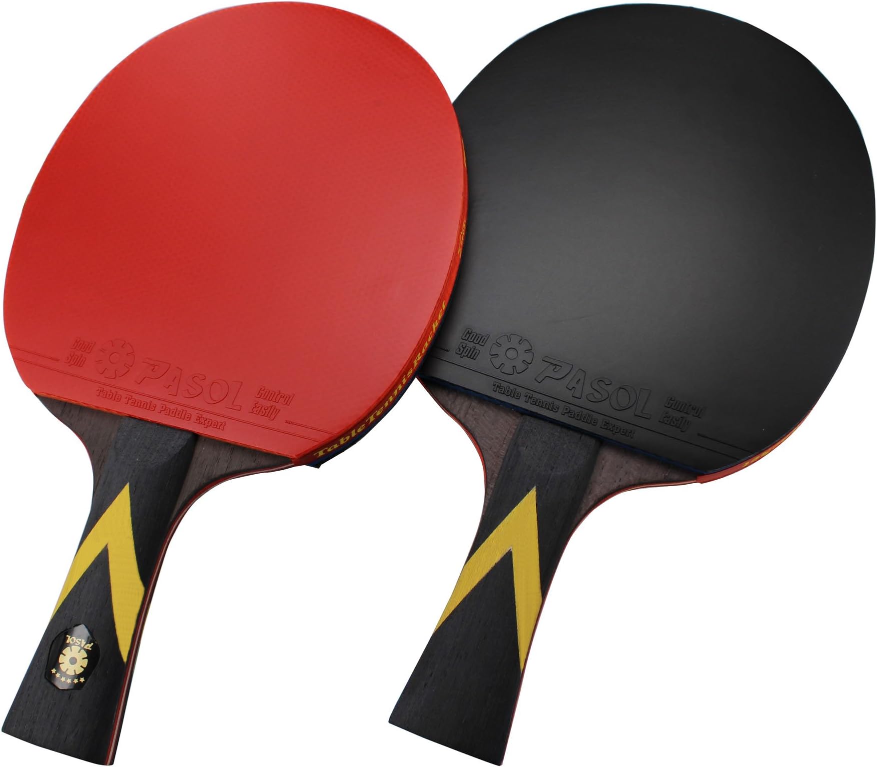 2- Player PASOL 7 Star Premium Ping Pong Paddle Professional Match Table Tennis Racket