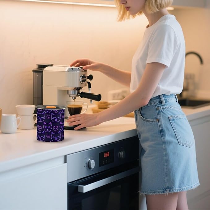 Frasco de Almacenamiento de Acero Inoxidable Hermético para Café, Té, Azúcar - 900ML miniatura 6