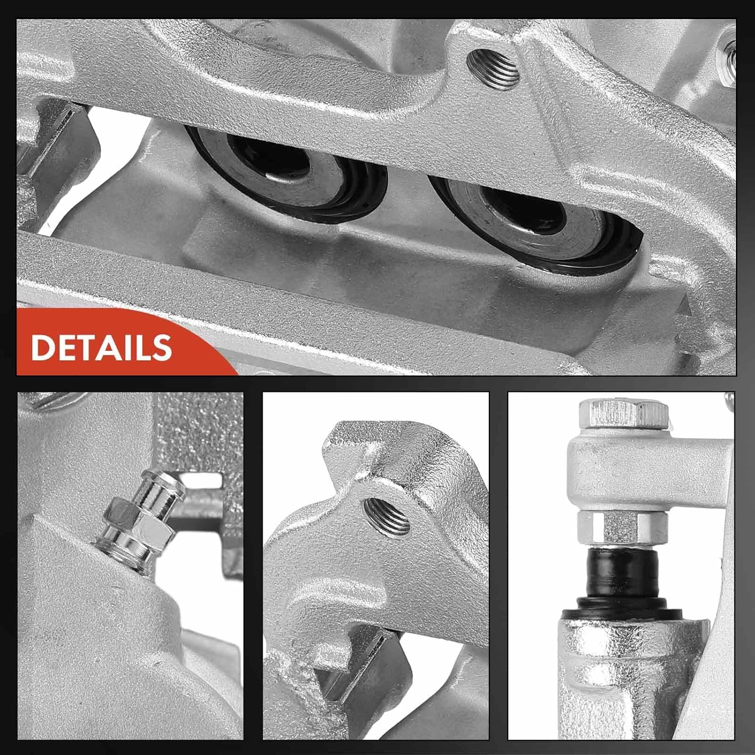 A-Premium Disc Brake Caliper Assembly with Bracket Compatible with Dodge Charger 2006-2011, Challenger 2009-2011, Magnum 2005-2008 & Chrysler 300 2005-2011, 3.5L 5.7L, Replace# 5137671AA