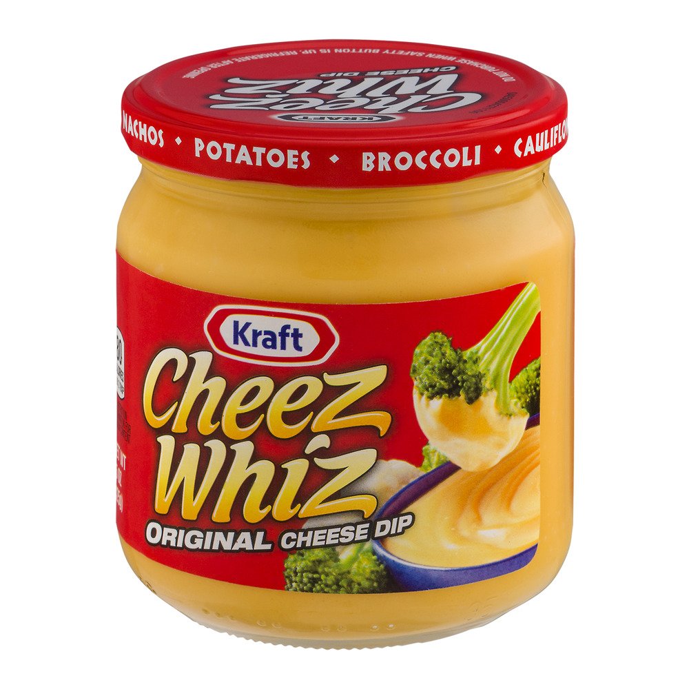 Kraft Cheez Whiz Original Cheese Dip, tarro de 15 oz