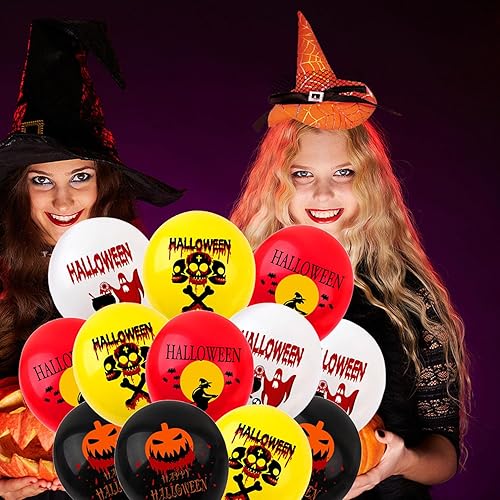 Miniatura 96 de Globos de aluminio de Halloween, globos de cumpleaños de Halloween, número 1, araña, momia, calabaza, murciélago, fantasma, globos para decoración