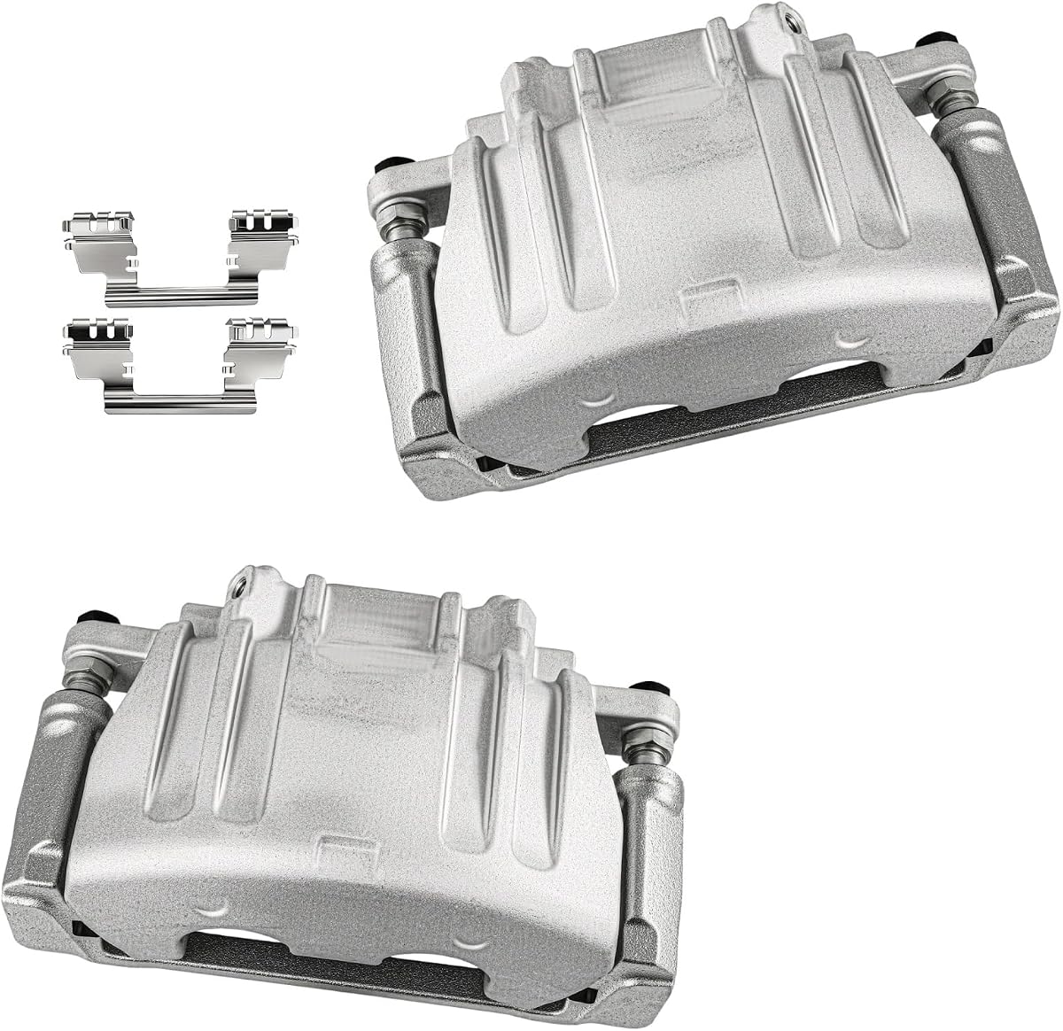 cciyu Front Left & Right Disc Brake Calipers Assembly 18-5017 18-5016 | For Chrysler,For Dodge Models - For 200,For 300,For Avenger,For Caliber,For Challenger,For Charger,For Magnum with Bracket
