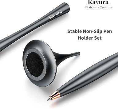 Metal Gravity Spinner Pen Crafted with Japanese Precision, Anodized for a Sleek Metallic Finish Relieves Stress & Sparks Creativity Elegant Gift for Professionals and Graduates (Black)