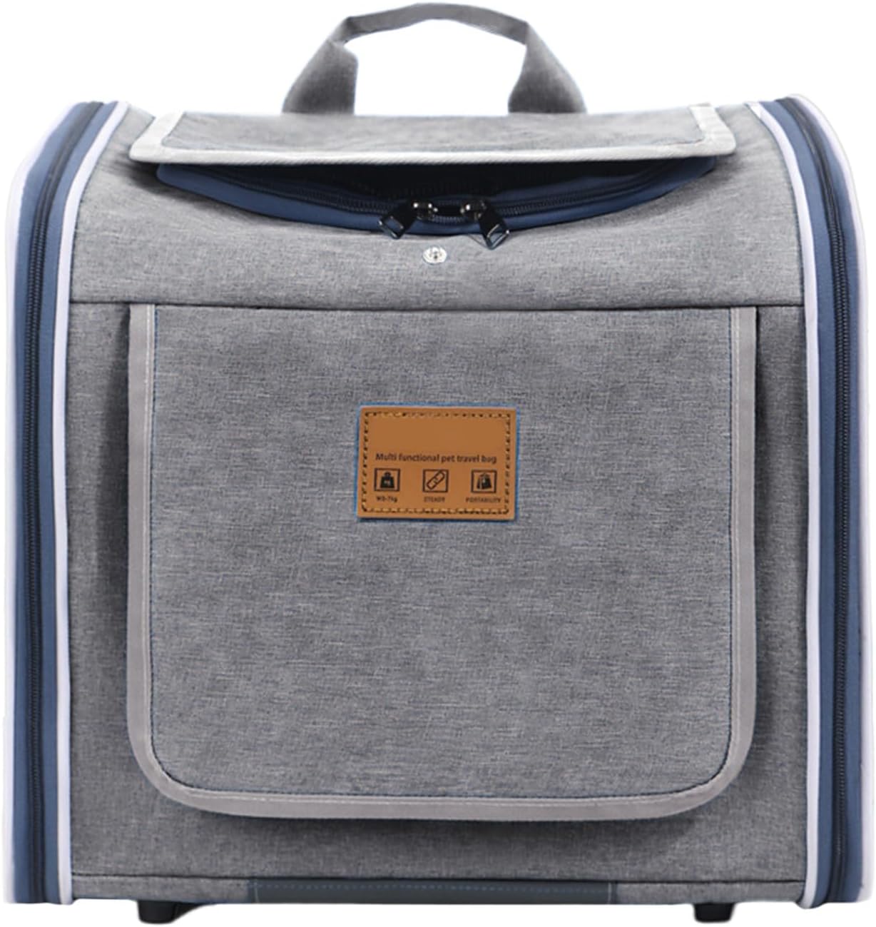 Dog Carrier for Bike,Bicycle Handlebar Pet Backpack,Ventilated Bicycle Pet Backpack | for Outdoor Commuting Grocery Urban Travel Camping Walking Hiking