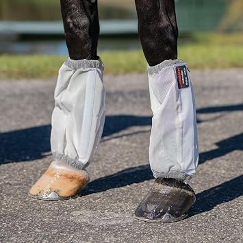 Schneiders Dura-Mesh II Non-Fitted Horse Fly Boots | Set of 4 | Protection & Durability | 1000D Mesh | 70% UV Shielding