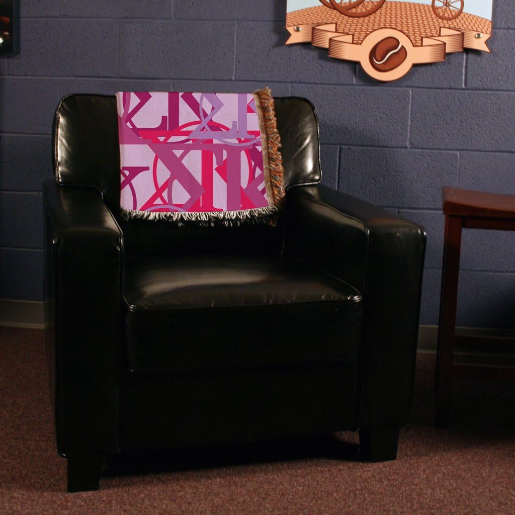 VictoryStore Blanket - Sigma Kappa Woven Blanket, Polyester, 35x54 Inches