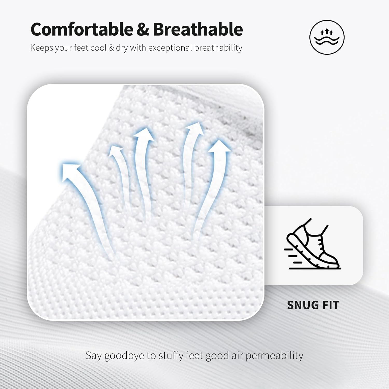 CDLHHM Womens Mens Running Shoes Slip On Tennis Sneakers Walking Workout Athletic Lightweight Non Slip Gym Sports Fashion Casual Shoes - Image 3