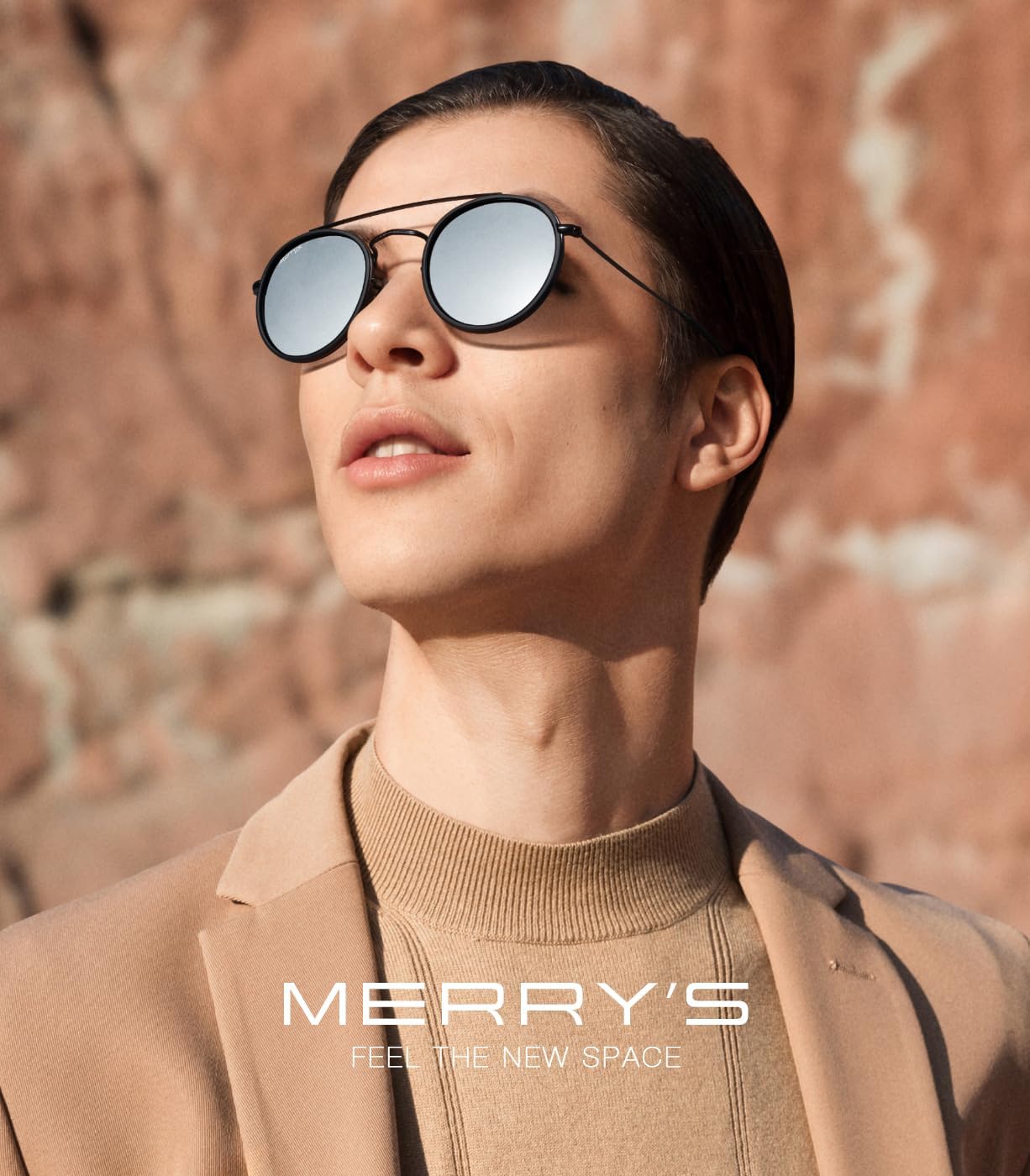 MERRY'S Retro Round Polarized Sunglasses - Unisex Double Bridge Sun Glasses - Image 2