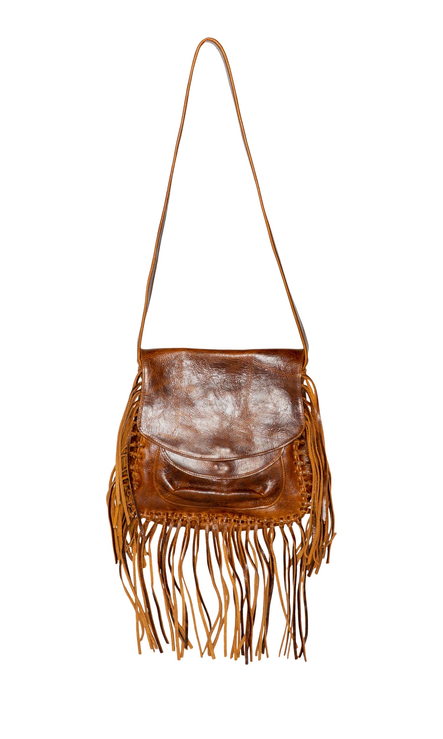 Maurice Flap over Saddle Bag with Fringe