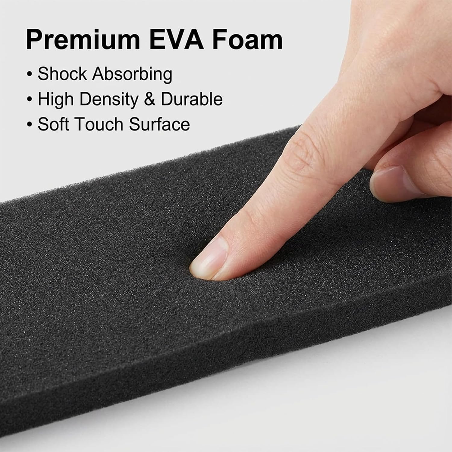 54 Pcs Furniture Wall Protectors, EVA Foam Anti Shake Furniture Pads Black Headboard Stoppers for Chair Legs Table Legs Anti-Vibration and Headboard Bumpers for Any Furnitures, 5mm