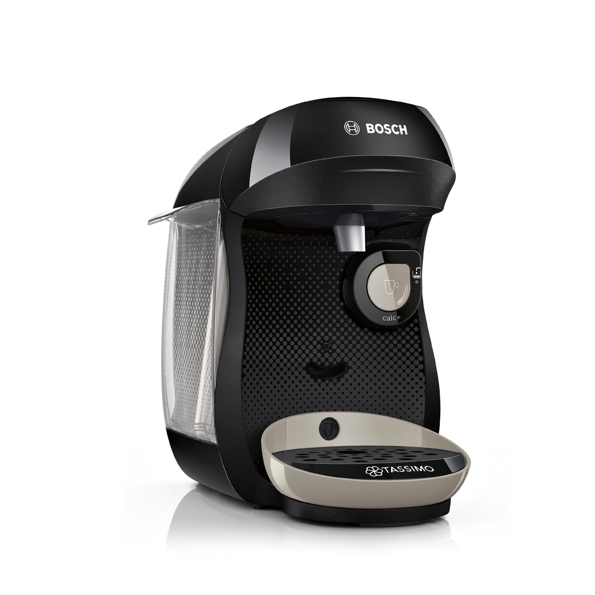 Bosch - Cafetera multibebida Tassimo Happy Friendly, OneTouch, Intellibrew, Beige, TAS109E