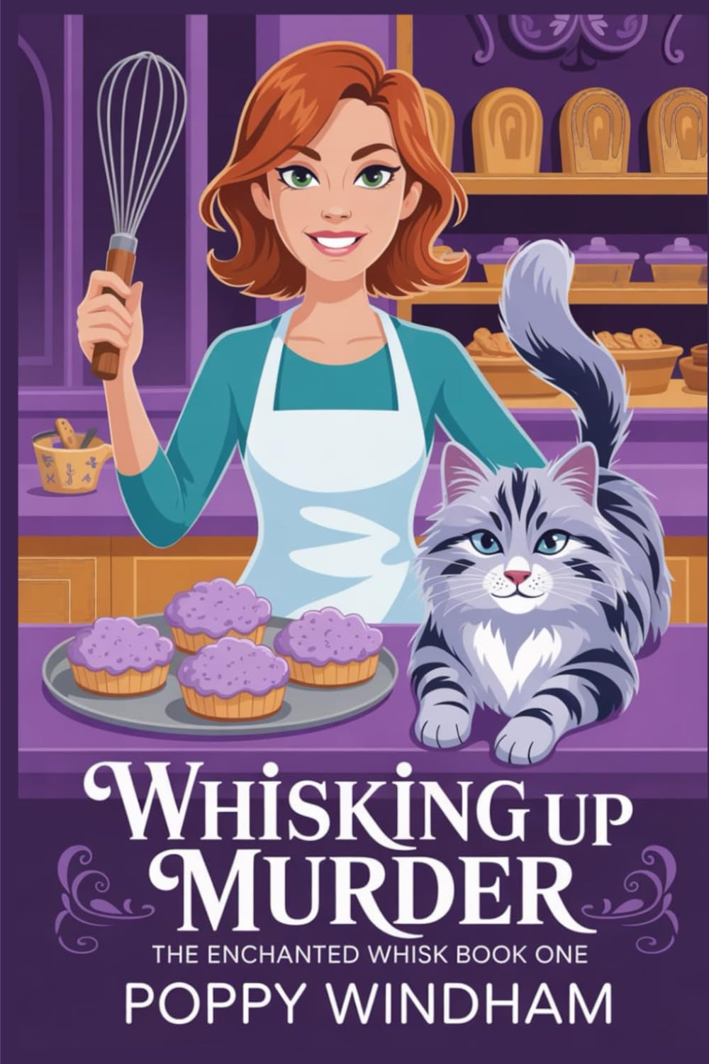 Whisking Up Murder: A Magical Bakery Cozy Mystery (The Enchanted Whisk)
