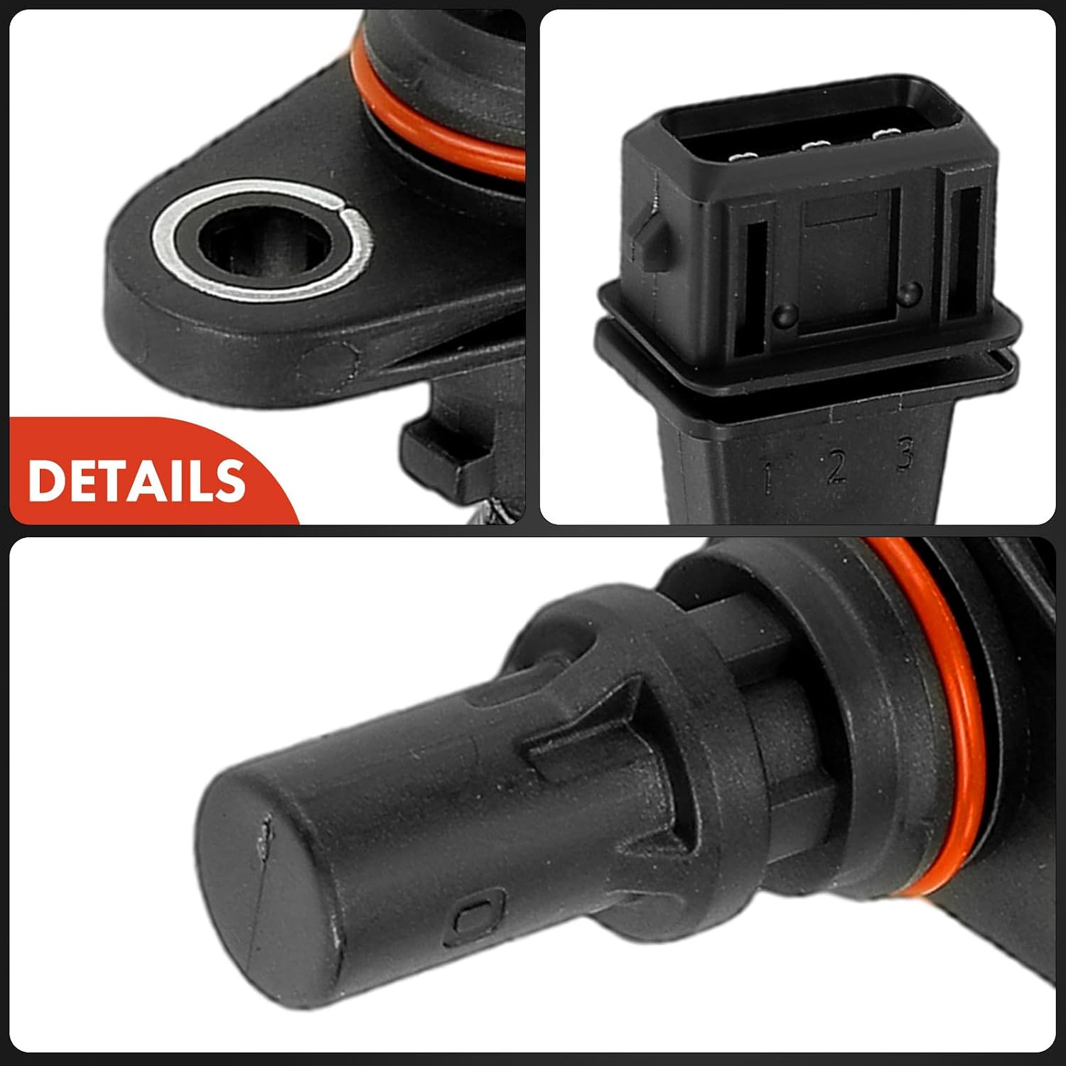 A-Premium Engine Crankshaft Position Sensor Compatible with Hyundai Sonata 2006-2014, Santa Fe 2010-2012, Tucson & Kia Forte, Forte5, Sorento, Sportage, Magentis, Optima, Rondo, Replace# 39180-25200