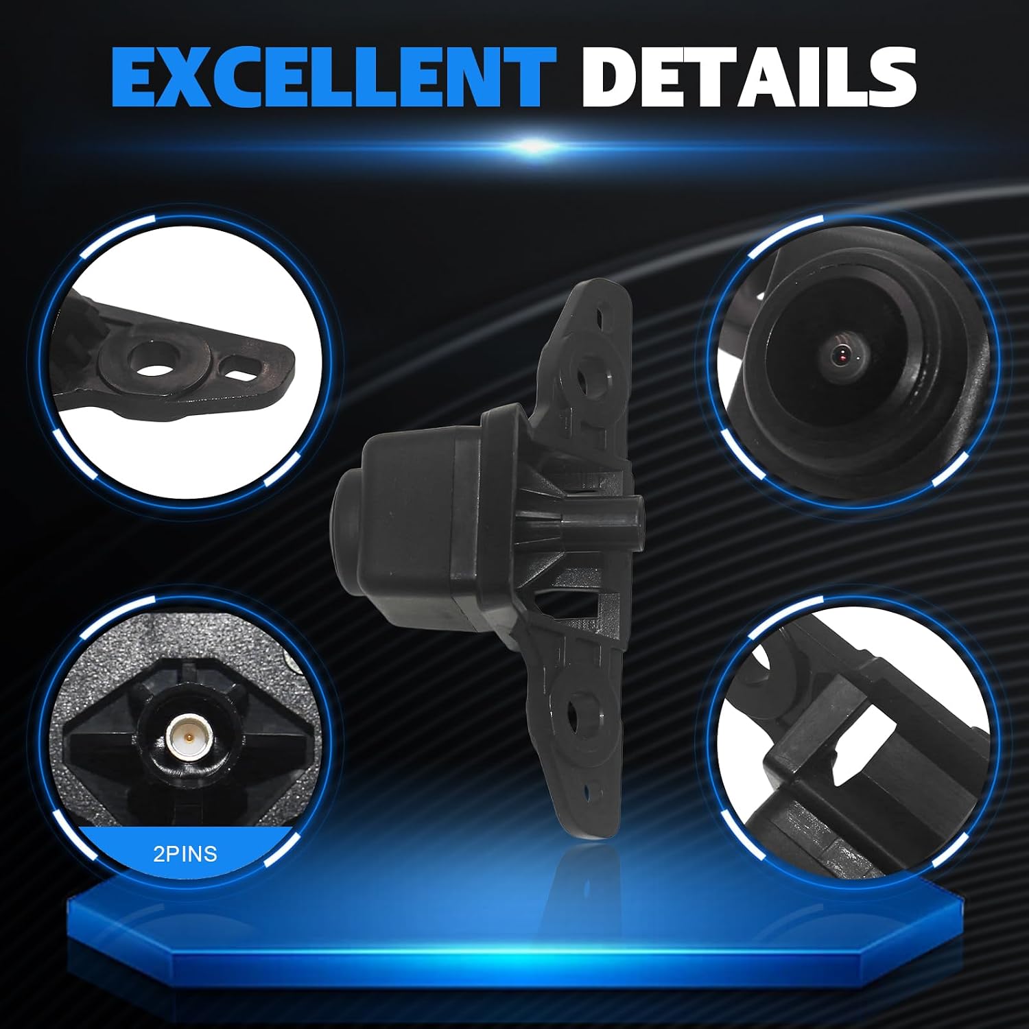 284F1-6RA0B Park Assist Camera for Nissan Rogue 2020-2023 Replace 596-11687 image 4