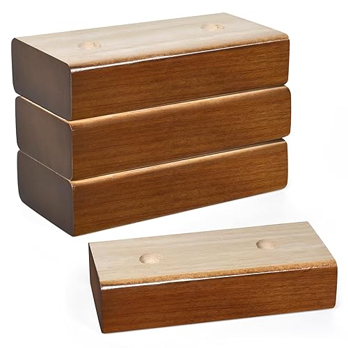 Sopicoz Wood Furniture Risers, Universal Sofa Legs, Rectangle Bed Risers,