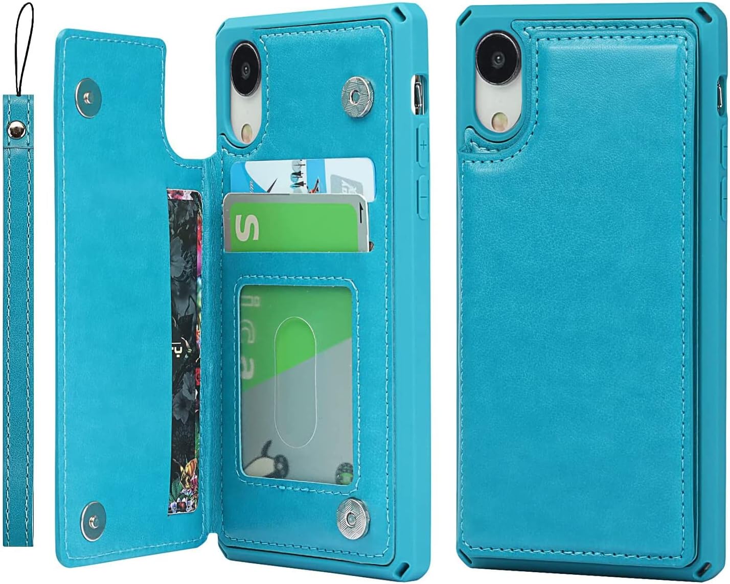 Cavor for iPhone Xr Case with Card Holder,iPhone Xr Wallet