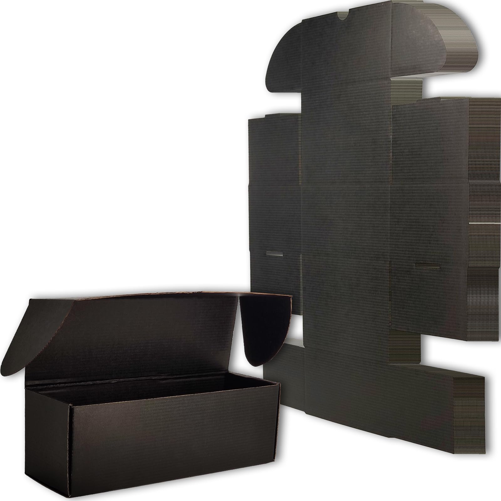 Cenoid Medium Postal Boxes, 30x10x10cm Black Postage Parcel Shipping Cardboard Boxes for Posting Shipping Delivery Packaging boxes for Small Business (Pack of 25)